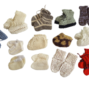 🧦 Hand-Knitted Baby Socks / Booties