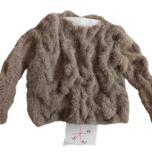 Hand-Knitted Sweater – Textured Cable Knit