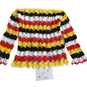 Hand-Crocheted Top – Cotton & Viscose