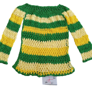 Women’s Hand-Crocheted Blouse – One of a Kind