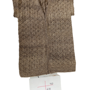 Warm Wool Vest with Rich Textured Knit