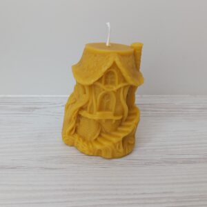 🏡 Fairy House Beeswax Candle 