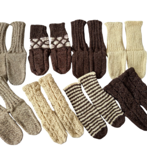 🧦 Hand-Knitted Wool Socks – 100% Natural Wool (Traditional Hand-Carded Yarn) (3)