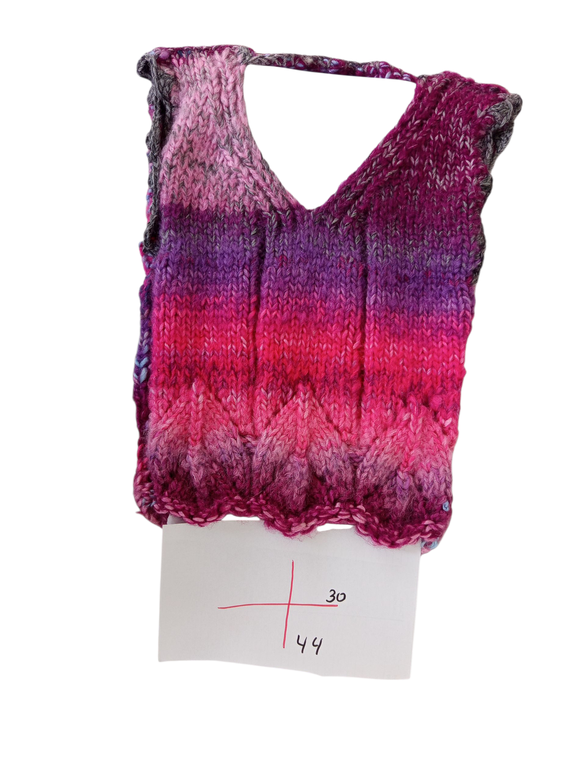 🧥 Hand-Knitted Toddler Vest